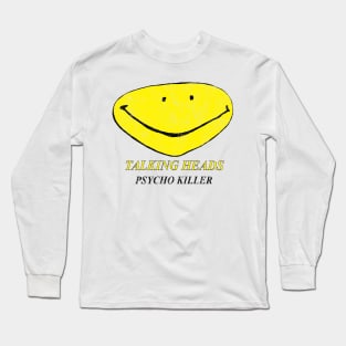 Talking Heads - Psycho Killer (distressed) Long Sleeve T-Shirt